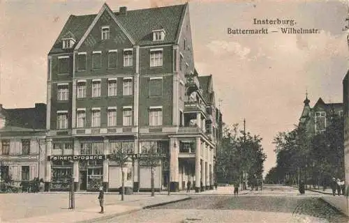 AK / Ansichtskarte  INSTERBURG_Tschernjachowsk_Kaliningrad_RU Buttermarkt mit Wilhelmstrasse Feldpost