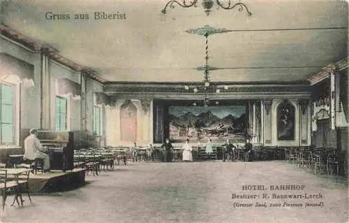 AK / Ansichtskarte  Biberist_SO Hotel Bahnhof Festsaal