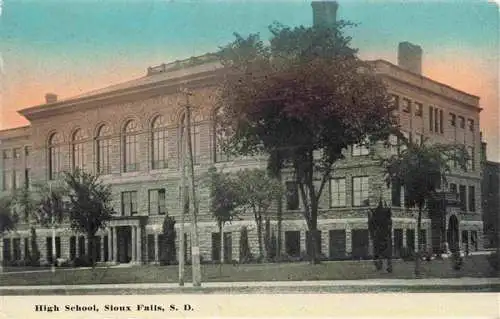 AK / Ansichtskarte  Sioux_Falls_South_Dakota_USA High School