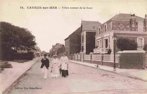 AK / Ansichtskarte  Cayeux-sur-Mer_80_Somme Villas avenue de la Gare