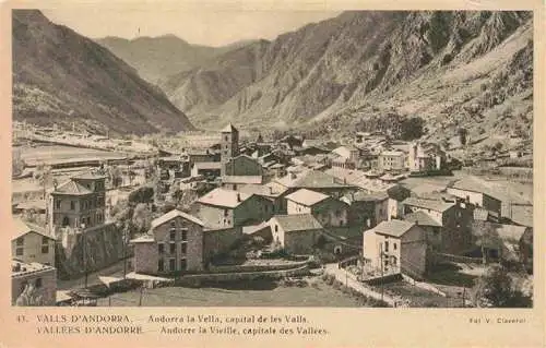 AK / Ansichtskarte  Andorra_Andorre Capital de les Valls