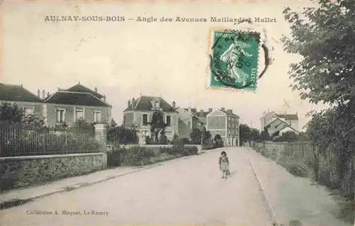 AK / Ansichtskarte  AULNAY-SOUS-BOIS_93_Seine-Saint-Denis Angle des Avenues Maillard et Hallet