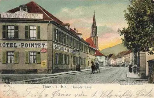 AK / Ansichtskarte  Thann__68_Haut-Rhin Hauptstrasse Hotel Pointet