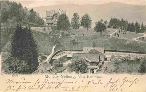AK / Ansichtskarte  Solberg_Muenster_Elsass_Munster_68_Alsace_Haut-Rhin Villa Hartmann