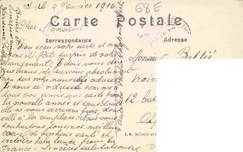 AK / Ansichtskarte  Eglingen_68_Haut-Rhin Rue Principale