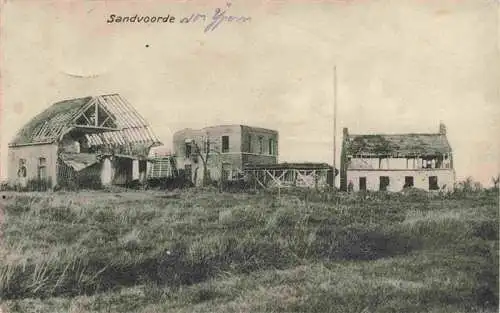 AK / Ansichtskarte  Sandvoorde_Zandvoorde_Zonnebeke_Belgie Zerstoerte Haeuser Truemmer 1. Weltkrieg