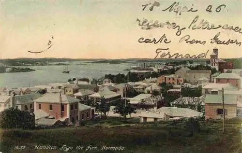 AK / Ansichtskarte  Hamilton_Bermuda Panoramic view from the Fort Bermuda