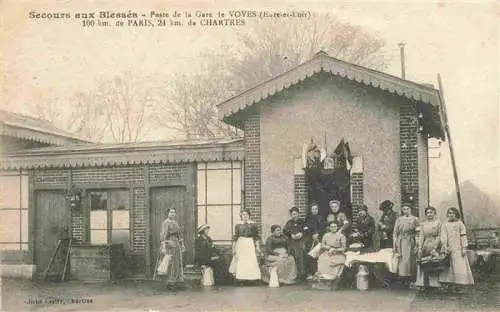 AK / Ansichtskarte  Voves_28_Eure-et-Loir Secours aux Blessés Poste de la Gare