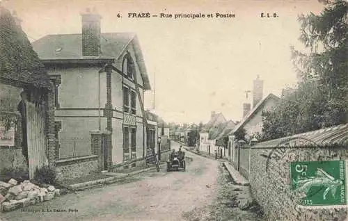 AK / Ansichtskarte  Fraze_28_Eure-et-Loir Rue principale et Postes