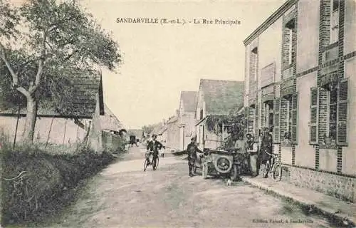AK / Ansichtskarte  Sandarville_28_Eure-et-Loir Rue Principale