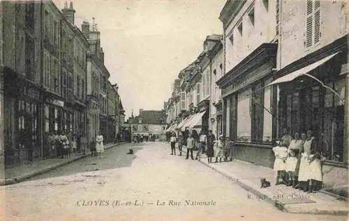 AK / Ansichtskarte  Cloyes-sur-le-Loir_28_Eure-et-Loir Rue Nationale