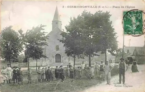AK / Ansichtskarte  Germignonville_28_Eure-et-Loir Place de l'Eglise