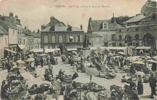 AK / Ansichtskarte  Dreux_28_Eure-et-Loir Place Rotrou le Jour du Marché