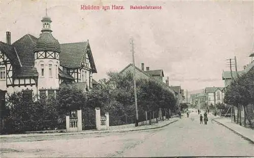 AK / Ansichtskarte  Rhueden Bahnhofstrasse