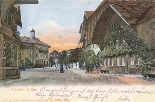 AK / Ansichtskarte  Langnau__Emmental_BE Ortszentrum