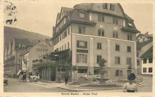 AK / Ansichtskarte  Ennet-Baden_Ennetbaden_AG Hotel Post