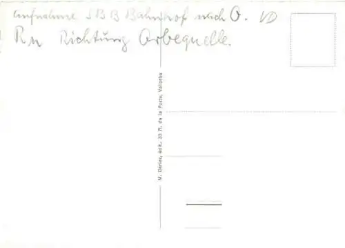 AK / Ansichtskarte  Vallorbe_VD Vue générale