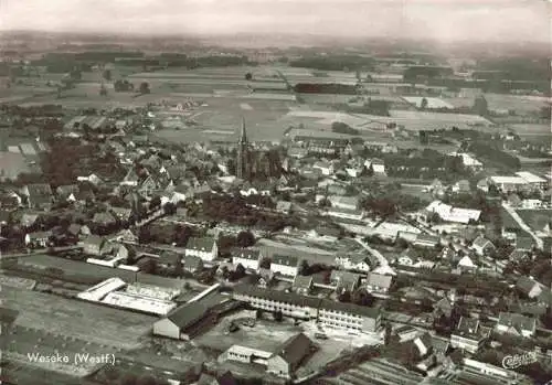 AK / Ansichtskarte  Weseke_Borken_NRW Fliegeraufnahme