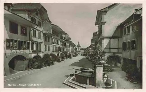 AK / Ansichtskarte  Murten_Morat_FR Grande Rue