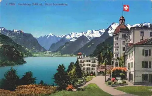 AK / Ansichtskarte  Seelisberg_UR Hotel Sonnenberg Vierwaldstaettersee Alpen