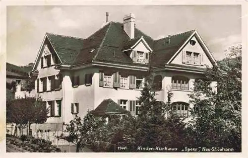 AK / Ansichtskarte  Neu_St_Johann_Nesslau_Toggenburg_SG Kinder-Kurhaus Speer