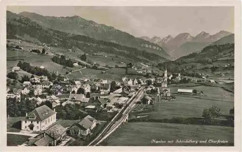 AK / Ansichtskarte  Nesslau_Toggenburg_SG Panorama Blick gegen Schindelberg und Churfirsten
