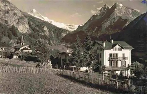 AK / Ansichtskarte  Evolene_VS Hôtel Ermitage Dent Blanche et Dents de Veisivi Alpes