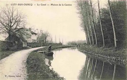 AK / Ansichtskarte  Lizy-sur-Ourcq_77_Seine-et-Marne Le Canal Maison de la Cantine