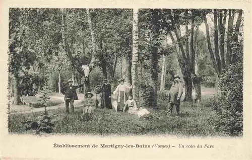 AK / Ansichtskarte  Martigny-les-Bains_88_Vosges Etablissement un coin du parc