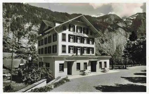 AK / Ansichtskarte  Lauterbrunnen_BE Hotel Staubbach mit Jungfrau Berner Alpen