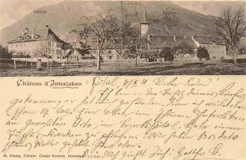 AK / Ansichtskarte  INTERLAKEN_BE Château Schloss