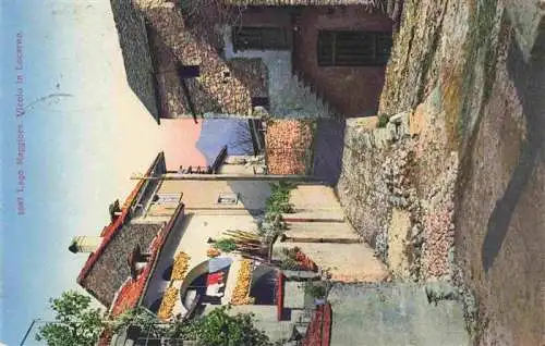 AK / Ansichtskarte  Vicolo_LOCARNO_Lago_Maggiore_TI Dorfpartie
