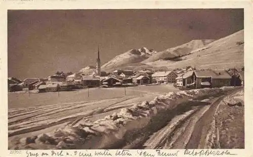 AK / Ansichtskarte  Zuoz_GR Panorama Winterlandschaft