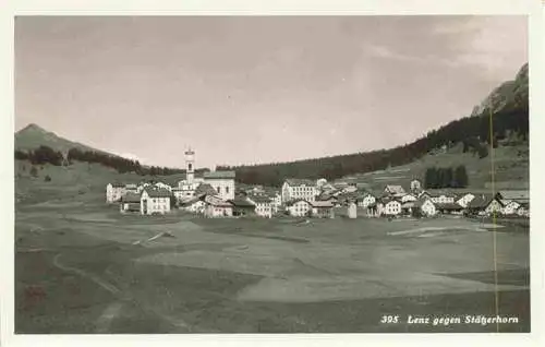AK / Ansichtskarte  Lenz_Lantsch_GR Panorama Blick gegen Staetzerhorn