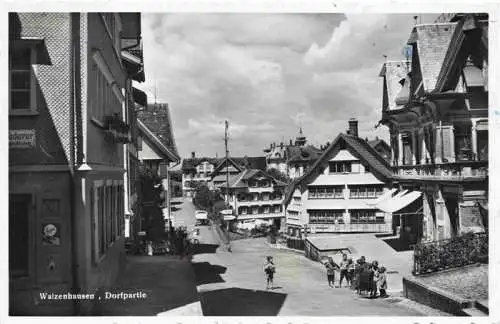 AK / Ansichtskarte  Walzenhausen_AR Dorfpartie