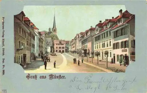 AK / Ansichtskarte  Muenster_Muestair_GR Ortszentrum