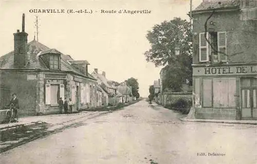 AK / Ansichtskarte  Ouarville_28_Eure-et-Loir Route d'Angerville