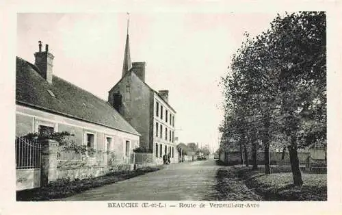 AK / Ansichtskarte  Beauche_28_Eure-et-Loir Route de Verneuil sur Avre