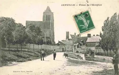 AK / Ansichtskarte  Janville_28_Eure-et-Loir Place de l'Hospice