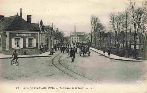 AK / Ansichtskarte  Nogent-le-Rotrou_28_Eure-et-Loir Avenue de la Gare