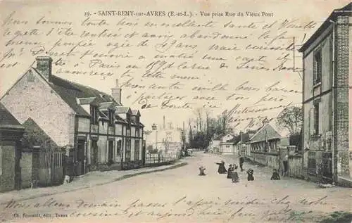 AK / Ansichtskarte  Saint-Remy-sur-Avre_28 Vue prise de la Rue du Vieux Pont