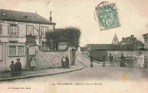 AK / Ansichtskarte  Villemeux-sur-Eure_28_Eure-et-Loir Mairie et Rue du Moulin