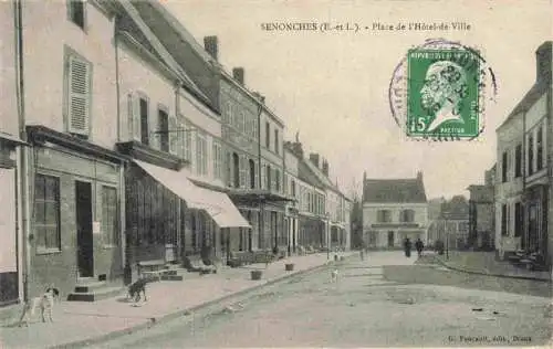 AK / Ansichtskarte  Senonches_28_Eure-et-Loir Place de l'Hôtel de Ville