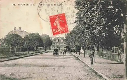 AK / Ansichtskarte  Brou_28_Eure-et-Loir Environs de la gare