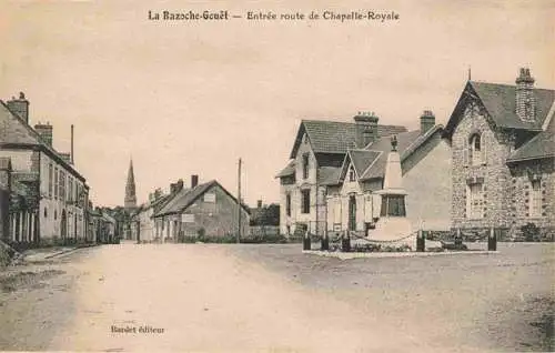 AK / Ansichtskarte  La_Bazoche-Gouet_28_Eure-et-Loir Entrée Route de Chapelle-Royale