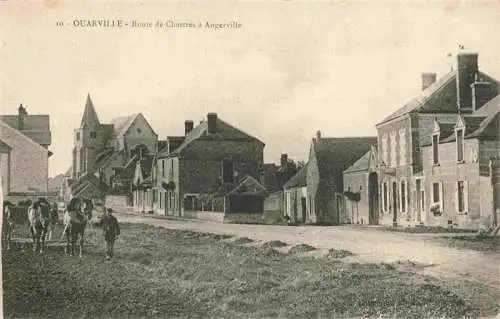 AK / Ansichtskarte  Ouarville_28_Eure-et-Loir Route de Chartres à Angerville