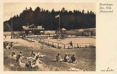 AK / Ansichtskarte  Finsterbergen_Bad Schwimmbad