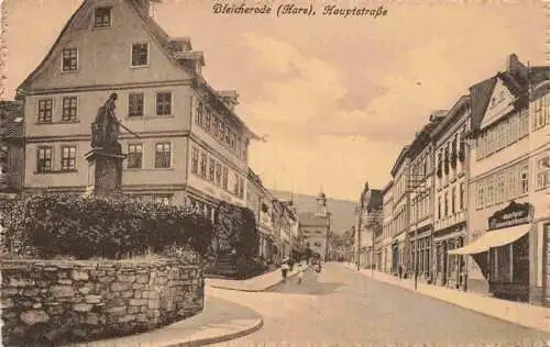 AK / Ansichtskarte  Bleicherode Hauptstrasse Reservelazarett Stempel