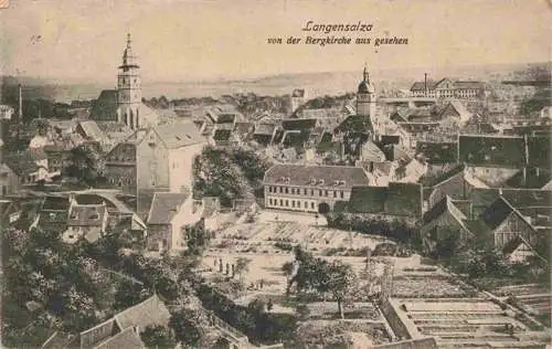 AK / Ansichtskarte 73974682 Langensalza_Bad Panorama Blick von der Bergkirche aus