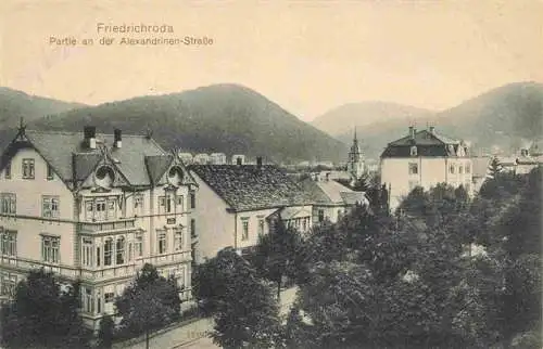 AK / Ansichtskarte  Friedrichroda Partie an der Alexandrinenstrasse